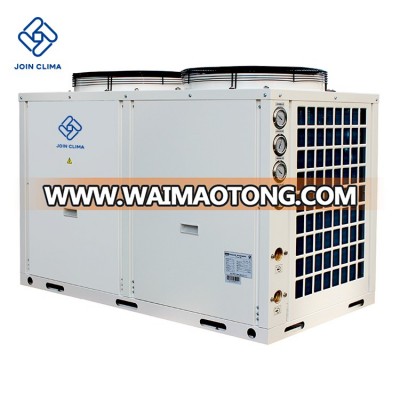 Effective pool heat pump remote condenser, compressor for pool heat pump